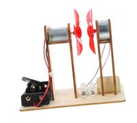 SOIMISS Generatore Eolico Diy per Kit Esperimenti Scientifici Educativi e Compatto Motore Elettrico per Apprendimento e Divertimento