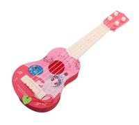 SOIMISS Giocattolo Dell'ukulele La Prima Chitarra Per Strumenti Musicali Mini Chitarra Giocattolo Ukulele Per Per Ragazzi Chitarra Per Principianti Rosa Plastica