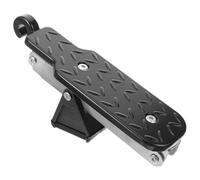 SOIMISS Gradino Portiera Auto Alluminio Antiscivolo Nero Scala Salita per Tetto e Protezione Facile Installazione Fai da Te Accessorio Sportivo per Suv e Camion