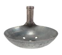 SOIMISS in Ferro per Setacciatura e Pulizia Fognature con Manico Verticale Cazzuola per Fanghi e Detriti Strumento Professionale per Pulizia e Scarichi