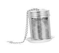 SOIMISS Infusore Tè in Acciaio Inossidabile Filtro Fine per Tè Sfuso Resistente Temperature Completo con Base per Amanti di Tisane e Infusione Tea Filter