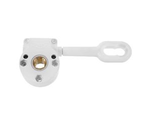 SOIMISS Ingranaggio a Vite senza Fine Lega di Alluminio Resistente al Vento alle Intemperie, Supporto per Copertura da Giardino Esterno e Patio per Copertura Retrattile
