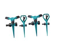 SOIMISS Irrigatori Rotanti Automatici da Giardino 4 Pezzi, Strumenti di Irrigazione per Prato e Verdure, Ugelli Regolabili per Risparmio Idrico e Divertimento Ragazzo Ragazza All’aperto