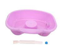 SOIMISS Lavatesta Da Letto Portatile Per Anziani e Disabili Vaschetta Lavare Capelli Ergonomica e Riutilizzabile Per Famiglie e Assistenza Lavabo Capelli Comodo e Pratico Per Letto