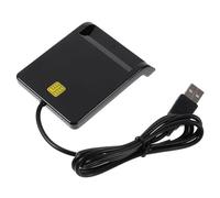 SOIMISS Lettore Carte USB Portatile Multi-funzione Compatibile con Windows Vista X per Schede Id Sim Smart Card e Cac Design Compatto e Leggero per Uso Desktop e Mobile