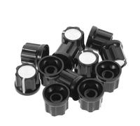 SOIMISS Manopola Potenziometro per Chitarra Elettrica in Plastica Abs, Forma per Controllo Volume Preciso, Confezione da 12 Pezzi, per Prove e Uso Quotidiano