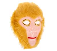 SOIMISS Maschera Peluche Testa Intera Scimmia per Adulti Costume Halloween Cosplay Maschera Animale Morbida e per Feste e Party Tema