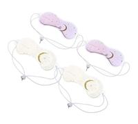 SOIMISS Maschere per Occhi Delicate e Cerotti Freddi Anti-affaticamento 4 Pezzi, Leggero Impacco di Ghiaccio in Pvc Traspirante per Sonno Rinfrescante, Adatto a Donne e Ragazzo Ragazza