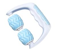 SOIMISS Massaggiatore Muscolare Portatile Rulli per Corpo e Collo Mano Ergonomica per Rilassamento Muscolare Strumento di Manipolazione Profonda per Yoga e Pilates Blu