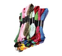 SOIMISS Matassine Filo da Ricamo Cotone per Tagliabili per Cucito Manuale e DIY Filo da Cucire per Braccialetti e Ricami Mano