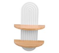 SOIMISS Mensola Sospesa Da Parete: Mensola Rustica Sospesa Per Soggiorno, Camera Da Letto - Mensola Decorativa in Legno Per Piccole Piante, Mini Vaso Di Fiori
