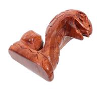 SOIMISS Mini Decorazioni Per L'Anno Del Serpente Piccolo Animale Carino Che Si Attorciglia In Legno Per Interni Statuetta Di Serpente Da Tavolo In Legno