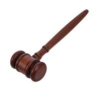 SOIMISS Mini Martelletto Giudice Legno Resistente Martello Avvocato Compatto per Giochi di Ruolo Aste Riunioni e Decorazioni Ufficio Legale