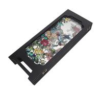 SOIMISS Mini Paravento Pieghevole in Acrilico Resistente, Pannello Divisorio Cinese da Scrivania Rilievo 3d, Decorazione Desktop per Ufficio, Studio e Privacy in Spazi Compatti