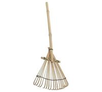 SOIMISS Mini Rastrello in Bambù Intrecciato 18×53,5 Cm per Giardino Zen e Sabbiera, Attrezzo Manuale Sicuro, Accessorio Decorativo e Strumento Zen per Micro Paesaggi da Tavolo