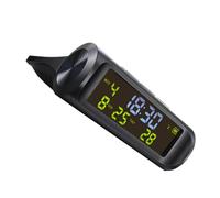 SOIMISS Orologio Digitale Auto con Termometro Solare Display Jumbo per Pannello Visualizzazione Temperatura Data Reale Accessorio per Veicoli
