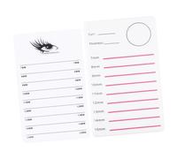 SOIMISS Palette Di Ciglia 2 Pezzi Piastra Porta Extension Ciglia 5mm Leggero Per Uso Professionale e Saloni Di Bellezza Adatta a Lash Artist e Principianti