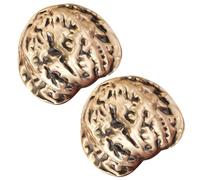 SOIMISS Palle Cinesi per Esercizi Manuali in Ottone Massiccio Set da 1 Paio di Noci Antiche per Anziani e Adulti Oggetti D’Arte e Collezione per Rafforzare la Presa e Massaggio delle