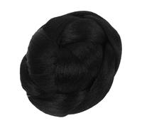 SOIMISS parrucca parrucchino chignon nero Elegante a forma di intrecciato estensione coda di cavallo intrecciata crocchia di estensione dei crocchia di finti