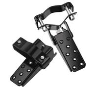 SOIMISS Pedali Piatti in Acciaio per Sedile Posteriore Bici Coppia di Poggiapiedi Pieghevoli per Mountain Bike e Bici Pieghevoli Accessori Ciclismo per Uso Outdoor