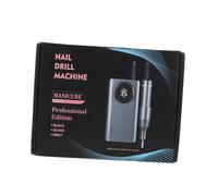 SOIMISS Penna per Lucidatura Unghie Ricaricabile USB Display Digitale Strumento Portatile per Manicure e Pedicure Adatta a Professionisti e Principianti Levigatore per Nail Art Silenzioso