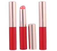 SOIMISS Pennello Correttore Labbra in Silicone Coperchio, Set Da 3 Applicatori Portatili Per Rossetto e Lucidalabbra, Strumento Multifunzionale Per Make up Femminile Da Viaggio
