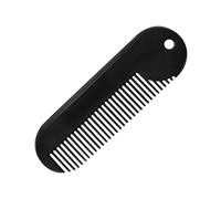 SOIMISS Pettine per Barba in Lega di Zinco Portatile e Anticorrosivo per Styling e Pettinatura della Barba e Chioma, Stile Semplice per Uomini, Impiego Quotidiano e Viaggio