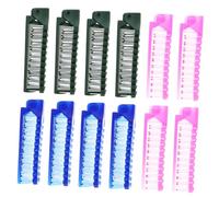 SOIMISS Pettine Pieghevole da Viaggio in Plastica, Design Compatto e Portatile, Confezione da 12 Pezzi, per Casa e Barberia