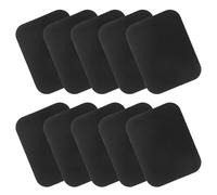 SOIMISS Piastre Metalliche Rettangolari Adesive 10 Pezzi per Supporto Magnetico Auto, Dischi Magnetici per Custodia Telefono, Adesivi Magnetici Sostitutivi Compatibili Gps e