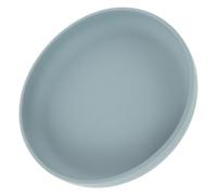 SOIMISS Piatti piani a prova di schizzi Piatto gadget per anziani disfagia chiave anziano non slip piatti misurini per anziani porta della tazza di aspirazione Gel di silice Sky-Blue