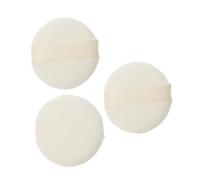 SOIMISS Piumino da Cipria in Cotone Bianco 65x10mm, Set 3 Pezzi, Soffice Spugna per Fondotinta in Polvere, Adatto per Viso e Corpo Ragazzo Ragazza, Applicazione Uniforme e Delicata