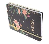 SOIMISS Planner Settimanale con Copertina Rigida e Carta Spessa Antitraccia Agenda Accademica Portatile per Scrittura Scorrevole e Organizzazione Quotidiana Formato Spiralato con Design a
