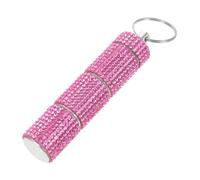 SOIMISS Portachiavi Portapillole in Metallo con Scomparti Contenitore Compatto e Portatile per Vitamine e Medicine Organizer Viaggio con Rosa Custodia Piccola per Pillole con Aggancio