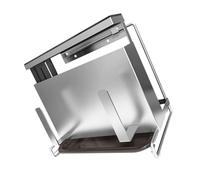 SOIMISS Portacoltelli e Portabacchette in Acciaio con Tagliere e Portacoperchio Organizer Cucina Multifunzionale per Utensili e Accessori Design Compatto Spazi Ordinati