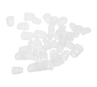 SOIMISS Protezione Dita per Chitarra in Silicone Trasparente, Set da 40 Copri-dita Antiscivolo in 5 Misure, Manicotti per Dita per Suonare Chitarra, Ukulele e Basso, Accessori