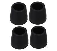 SOIMISS Punte in Gomma Antiscivolo per Gambe Deambulatore 25 Mm, Copripiedi Resistenti e Protettivi per Pavimenti, Set 4 Pezzi per Uso Interno ed Esterno