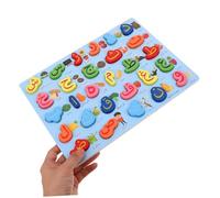 SOIMISS Puzzle in Legno Alfabeto Arabo Per Ragazzo Giochi Di Apprendimento Delle Lettere Puzzle Educativo Di Lettere Giocattolo Per Apprendimento Precoce Di Ortografia