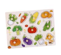 SOIMISS Puzzle in Legno per Educativo Montessori per Anni Gioco Creativo di Animali e Frutta per Sviluppo Cognitivo e Relazione Genitore-figlio