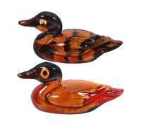 SOIMISS Resin Duck Figurine Small Pair Sculpture For Wedding Anniversary Decorations Stable Desktop Artware Celebrating Love And Loyalty Gift For Family And Friends