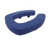 SOIMISS Rialzo per Sedile Wc Imbottito con Nastro Antiscivolo, Copriwater Morbido Allungato e Cuscino Comodo per Anziani, Rivestimento in Spugna ad Alta Densità Blu