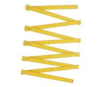 SOIMISS Righello Pieghevole in Legno di Betulla 2 Metri 10 Sezioni Metro a Stecca Portatile per Misurazioni Precise Strumento Multifunzionale per Carpentieri e Uso Scolastico