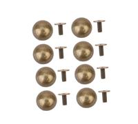 SOIMISS Rivetti in Lega di Zinco 20 Pezzi 12mm Fungo Semicircolari Punk Facili da Usare e Sicuri per Collane e Scarpe