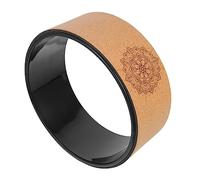 SOIMISS Ruota Yoga in Sughero Naturale per Allenamento Schiena e Fitness Casa Antiscivolo Resistente per Stretching Muscolare e Correzione Posturale