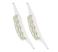 SOIMISS Sciarpa per Danza del Ventre con Monete Dorate 2 Pezzi Cintura Morbida in Chiffon Bianco Regolabile per Ballerine Accessorio per Spettacoli e Feste a Tema