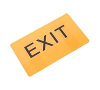 SOIMISS Segnaletica Braille in Acrilico Resistente per Ipovedenti e Anziani Cartello di Attenzione e Uscita per Ambienti Pubblici e Privati Facilita Indipendenza e Orientamento