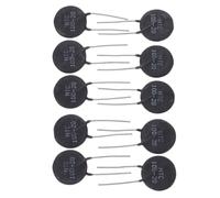 SOIMISS Sensore di Temperatura in Film Nero 10 Pezzi Ntc Termistore 10d-20 Alta Precisione, Risposta Rapida, Facile Installazione per Limitatore