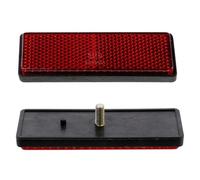 SOIMISS Set 10 Pezzi Riflettori di Sicurezza per Bici e Moto Riflettore Notturno Rosso Attacco a Vite 5Mm Accessori Ecologici per Veicoli Elettrici e Biciclette