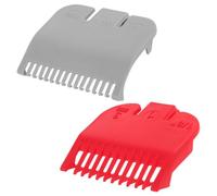 SOIMISS Set 2 Pezzi Protezioni per Tagliacapelli Pettine Guida Regolabile, Accessori Professionali la Tosatura Chioma, Compatibili Macchinetta Tagliacapelli per Uso Domestico e Salone