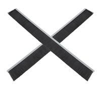 SOIMISS Set 2 Pezzi Spazzola in Nylon 30 Cm per Guarnizione Cassetta Postale, Striscia Antipolvere e Antivento per Sigillare Posta Casa Ufficio, Protezione e Isolamento Aria