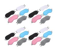 SOIMISS Set 20 Pezzi Maschere per Dormire Oscuranti per Occhi, Morbide e Regolabili, Mascherine per Sonno Portatili per Viaggi, Aereo e Relax Notturno